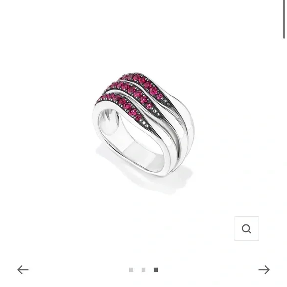 Judith Ripka ruby ring - Picture 1 of 4